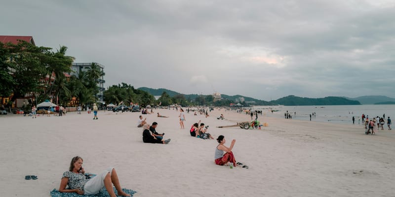 Pantai Cenang beach
