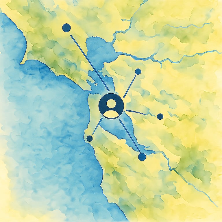 Multi-location marketing visualization