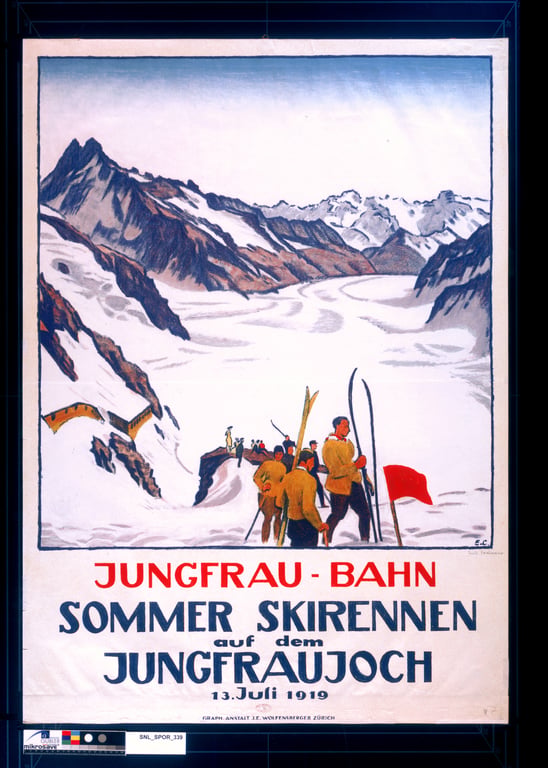 Jungfrau-Bahn — Emil Cardinaux, 1919