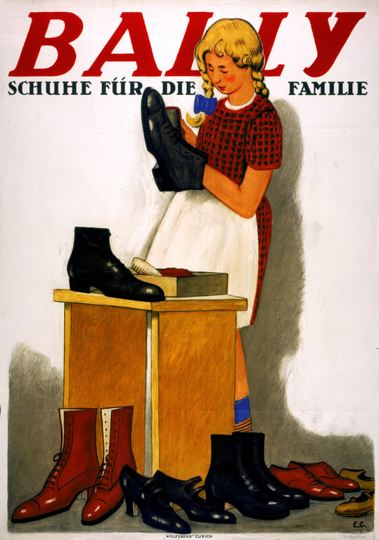 Schuhe für die Familie — Emil Cardinaux, 1924