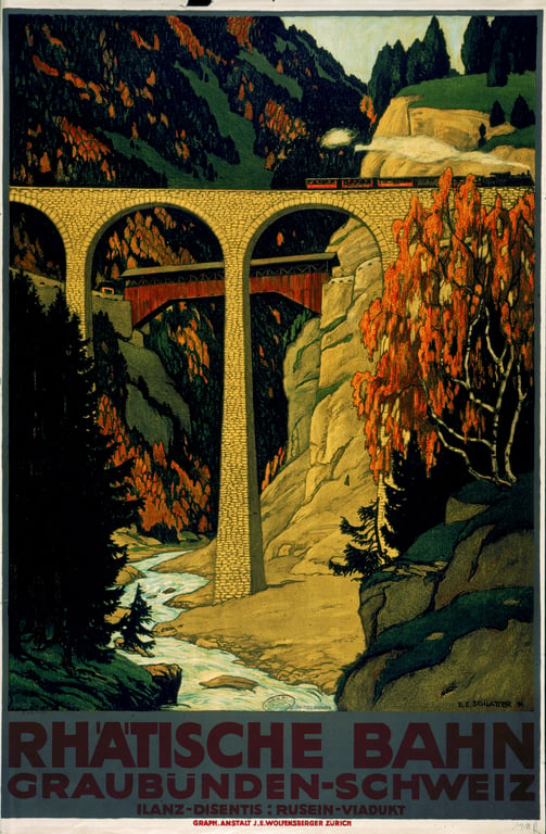 Rhätische Bahn — Ernst Emil Schlatter, 1911