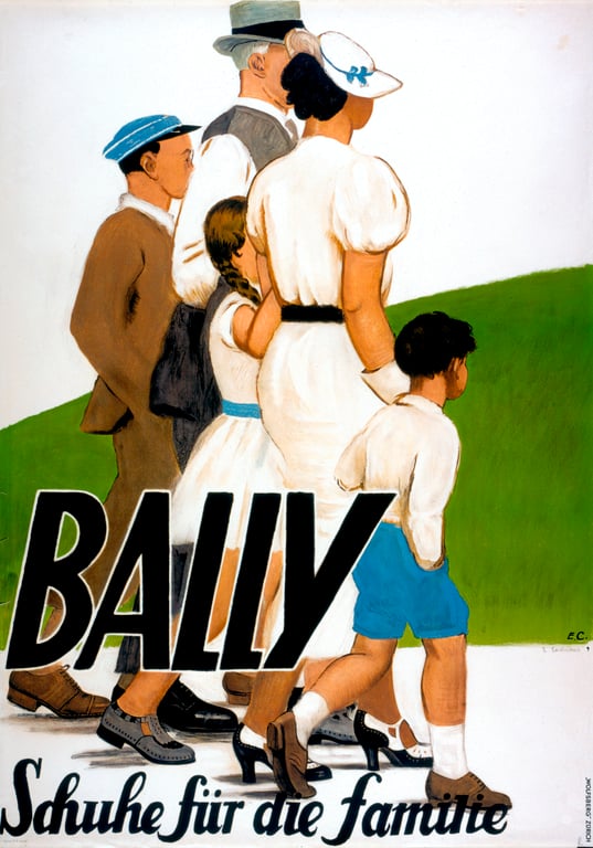 Schuhe für die Familie — Emil Cardinaux, 1935