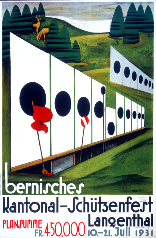Bernisches Kantonalschützenfest — Walter Reber, 1931