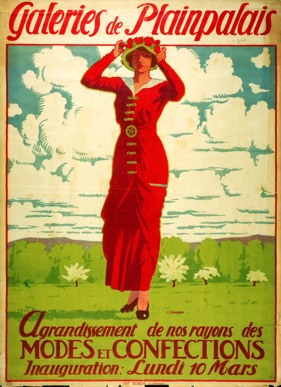 Galeries de Plainpalais — Jules-Ami Courvoisier, 1913