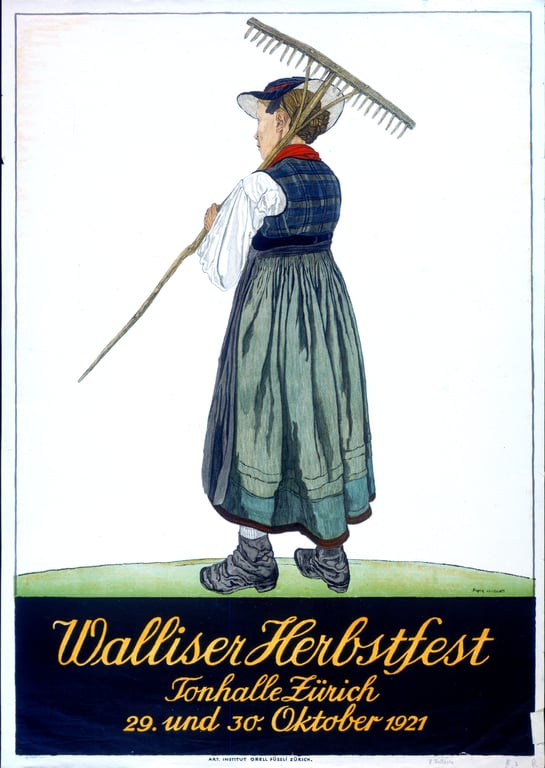 Walliser Herbstfest — Raphy Dallèves, 1921