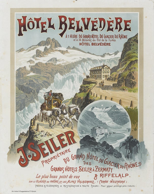 "Hotel Belvédère J. Seiler — Hermann Guggenheim, 1912