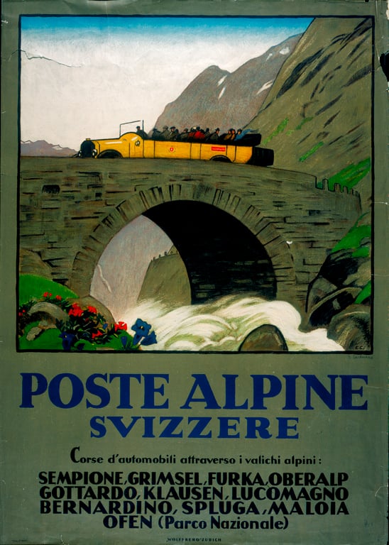 Poste alpine svizzere — Emil Cardinaux, 1936