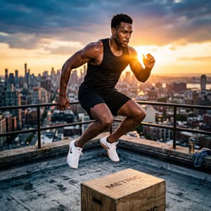 Fitnesz · dobozugrás a tetőteraszon