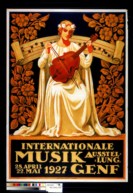 Internationale Musikausstellung — Jules-Ami Courvoisier, 1927
