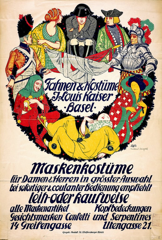 Maskenkostüme leih-oder kaufweise — Burkhard Mangold, 1914