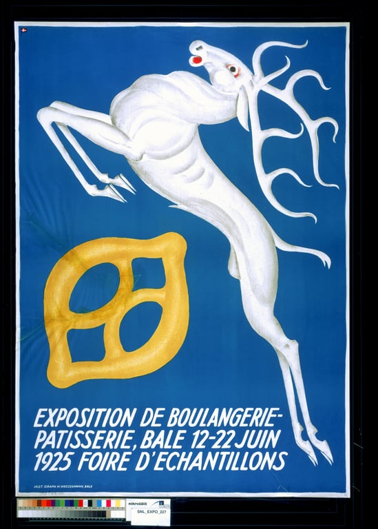 Exposition de boulangerie-pâtisserie — Otto Plattner, 1925