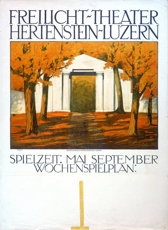 Freilicht-Theater Hertenstein Luzern — Robert Elmiger, 1922
