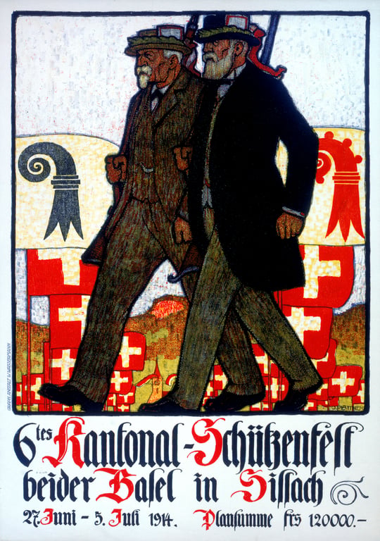 6tes Kantonalschützenfest — Otto Plattner, 1914