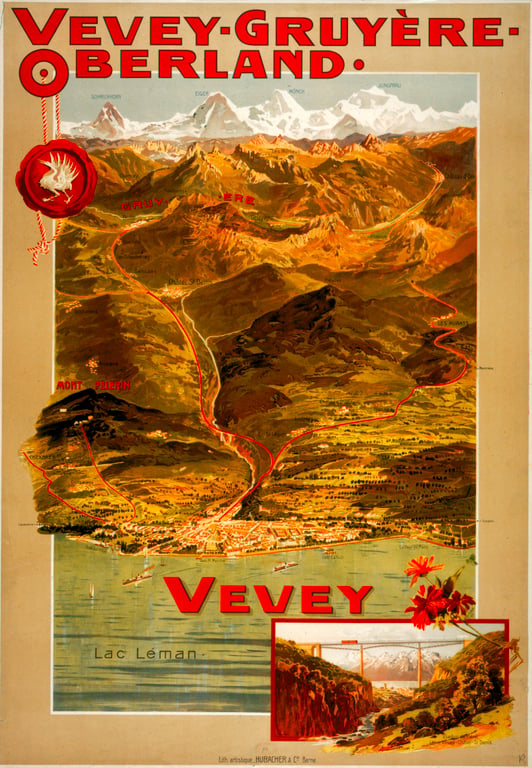 Vevey-Gruyère-Oberland — Anton Reckziegel, 1902