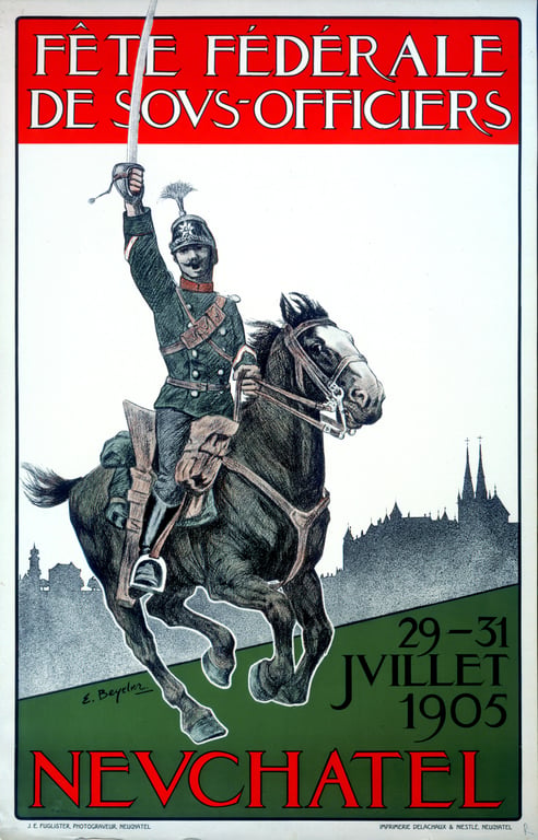 Fête fédérale de sous-officiers — Ernst Beyeler, 1905