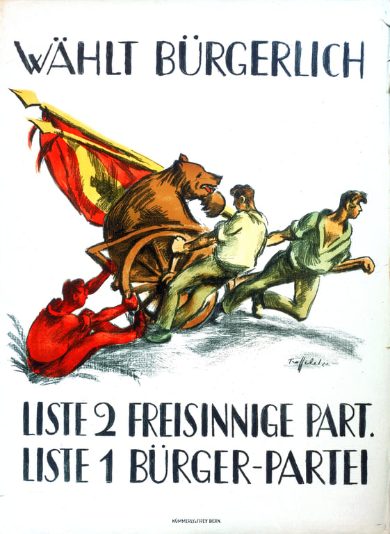 Wählt Bürgerlich — Friedrich Traffelet, 1920