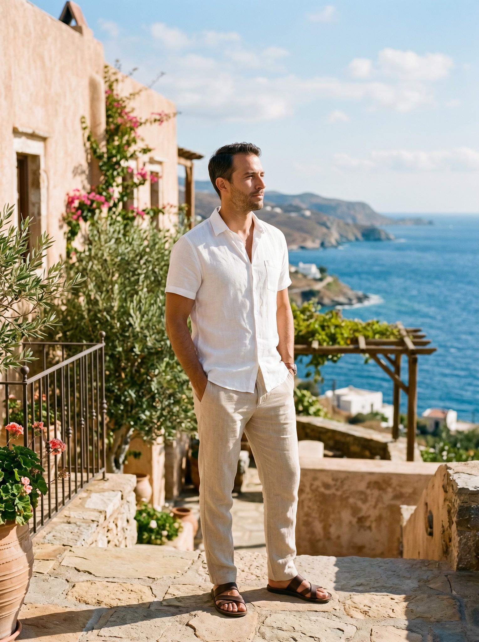 Quiet Luxury · egy mediterrán kőház terasza