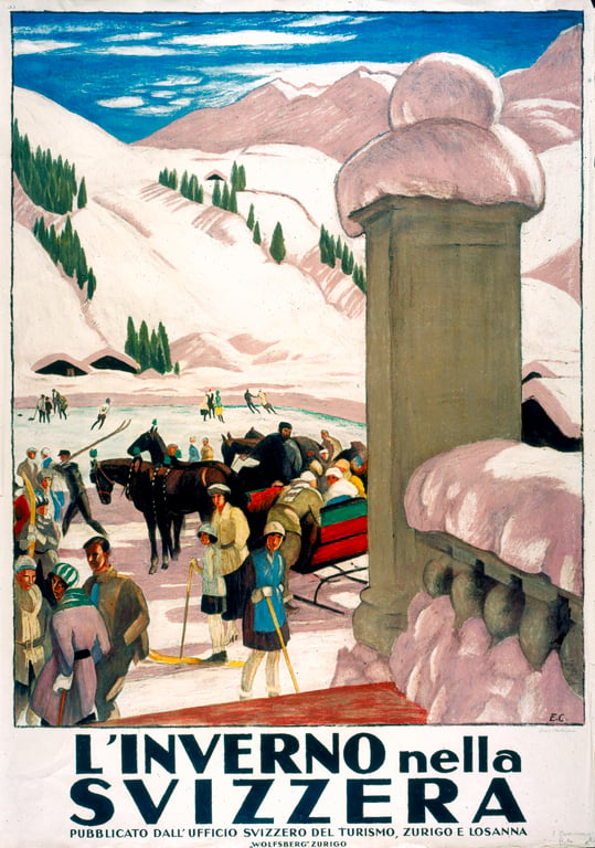 L'inverno nella Svizzera — Emil Cardinaux, 1921