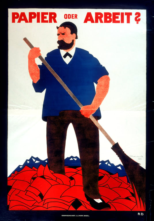 Papier oder Arbeit? — Rudolf Dürrwang, 1919