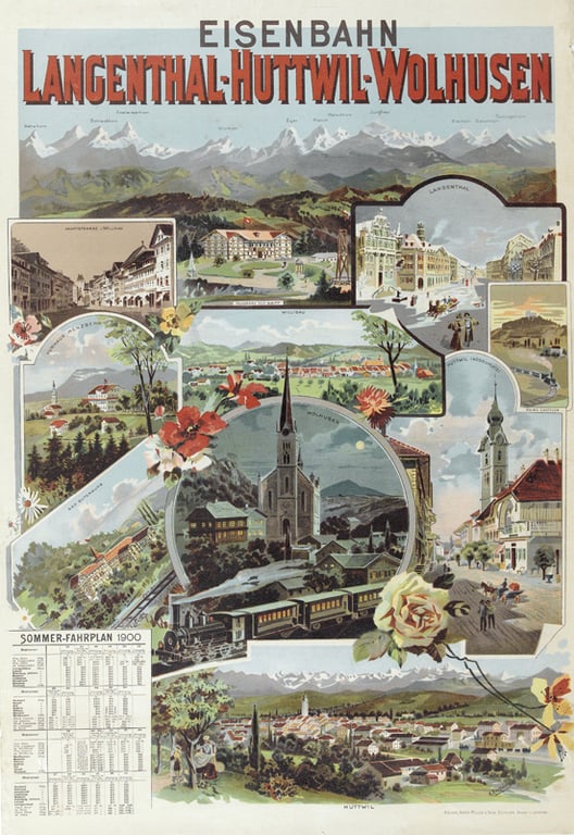 German: Langenthal-Huttwil-Wollhusen title QS:P1476 — Anton Reckziegel, 1900