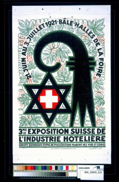 3me Exposition suisse de l'industrie hôtelière — Robert Stöcklin, 1921