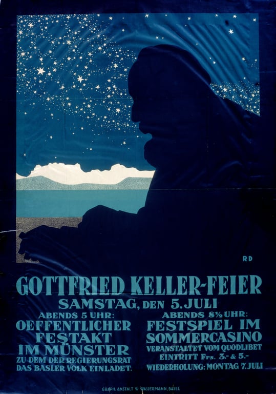 Gottfried Keller-Feier — Rudolf Dürrwang, 1932