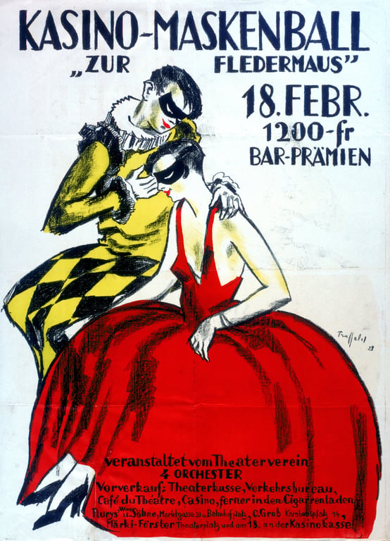 Kasino-Maskenball — Friedrich Traffelet, 1928