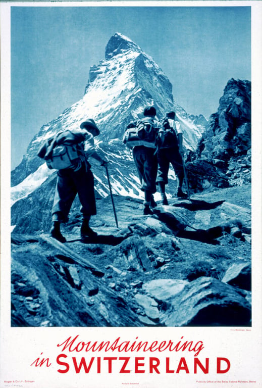 Mountaineering in Switzerland — Emil Meerkämper, 1937