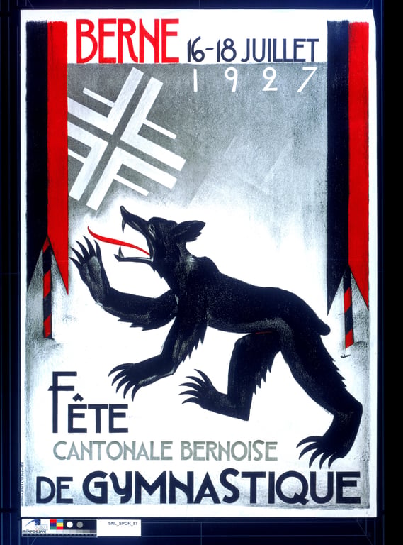 Fête cantonale bernoise de gymnastique — Walter Reber, 1927