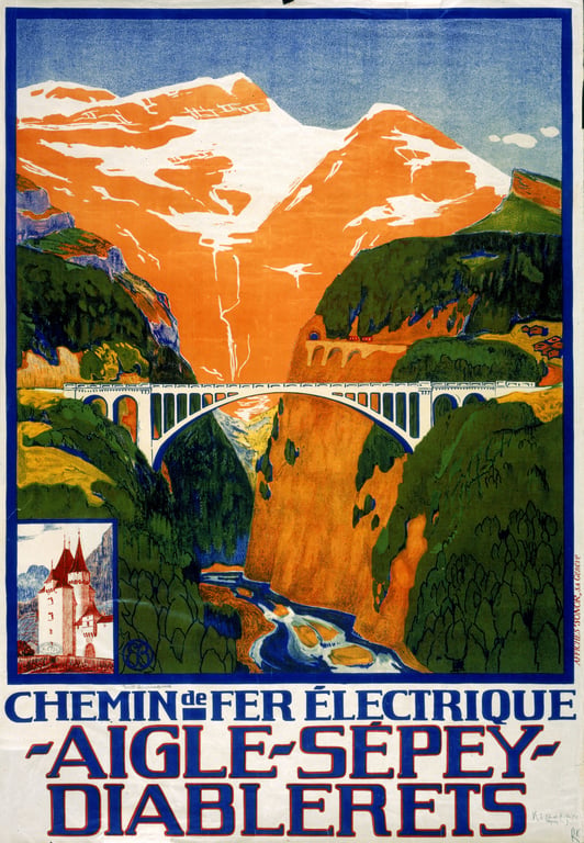 Chemin de fer électrique — Emil Beurmann, 1914