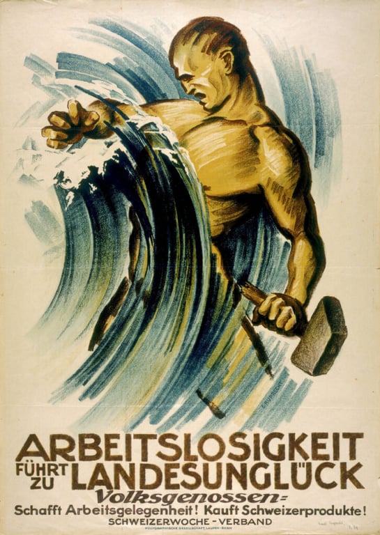Arbeitslosigkeit führt zu Landesunglück — Ernst Ruprecht, 1925