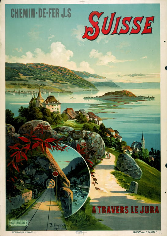 Chemin de fer Jura-Simplon — François Hugo d'Alési, 1897