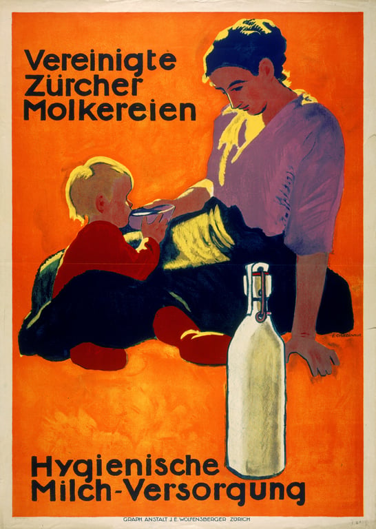Hygienische Milch - Versorgung — Emil Cardinaux, 1915