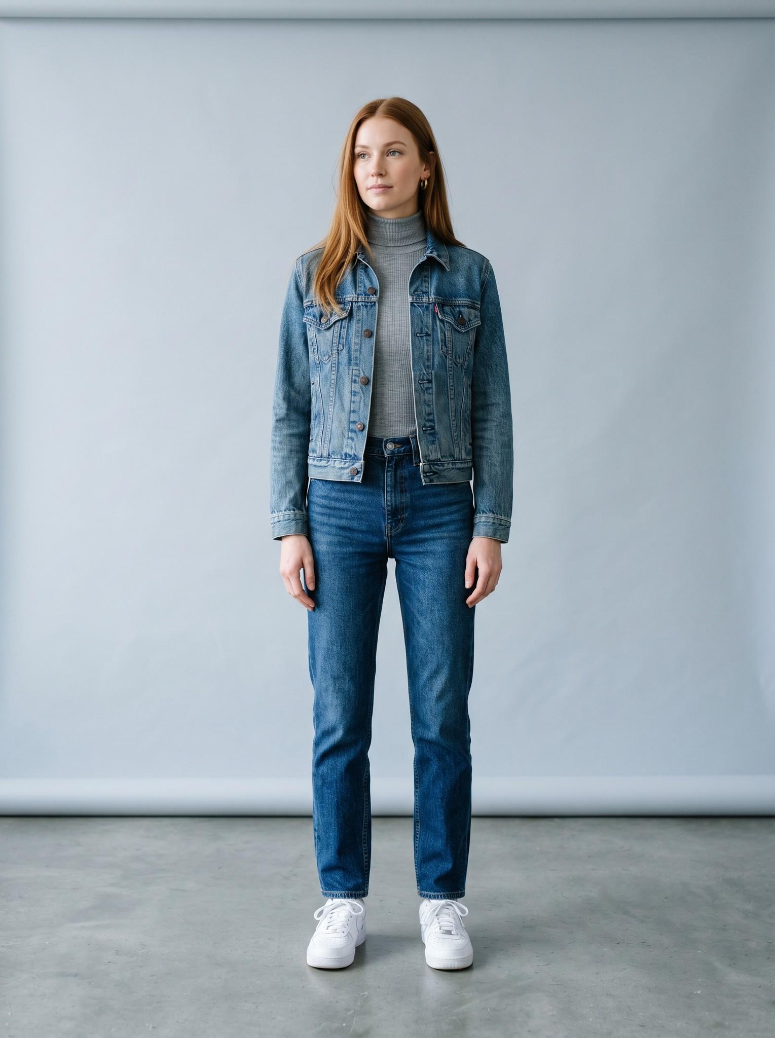 Vinted · vintage Levi's farmerdzseki stúdióban