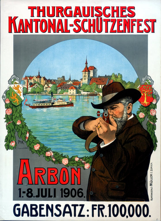 Thurgauisches Kantonalschützenfest — Paul Krawutschke, 1906