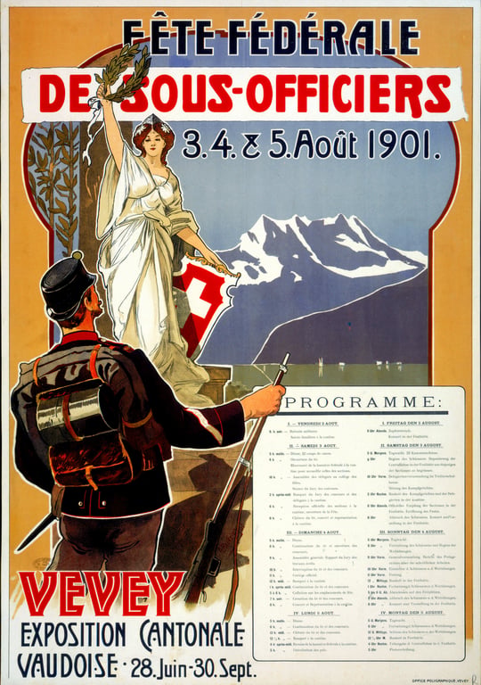 Fête fédérale de sous-officiers — Anton Reckziegel, 1901
