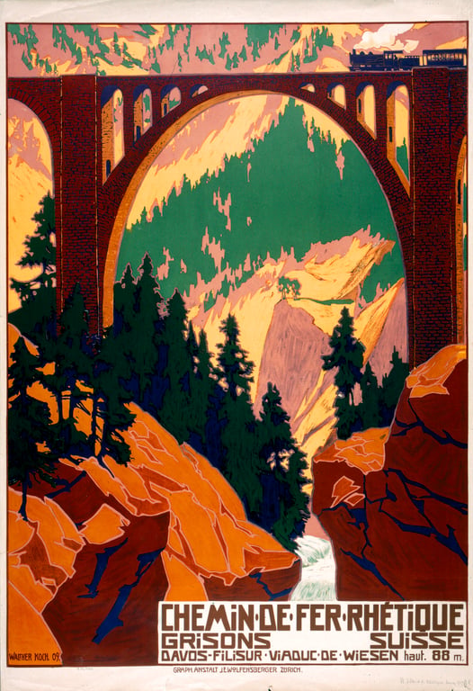 Chemin de fer Rhétique — Walther Koch, 1909