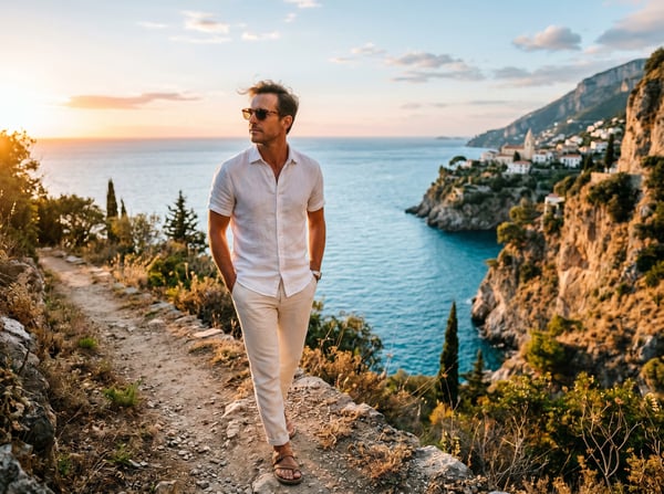 Quiet Luxury · Mediterranean coast walk