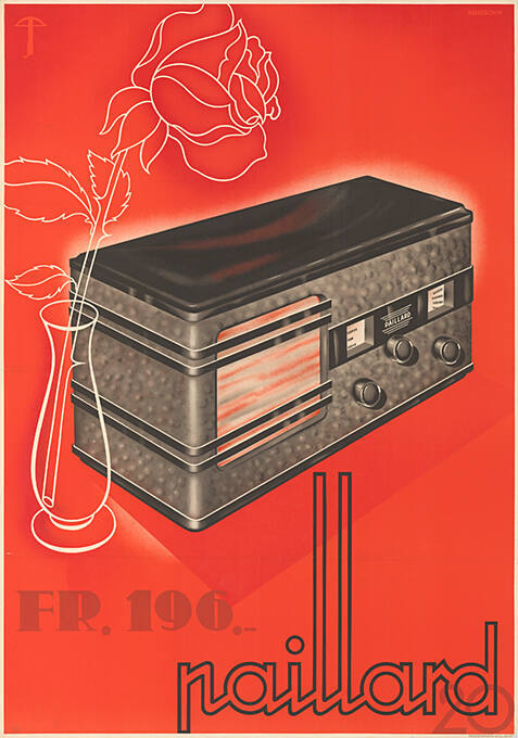 Johannes Handschin - Advertising poster Paillard — Johannes Handschin, 1936