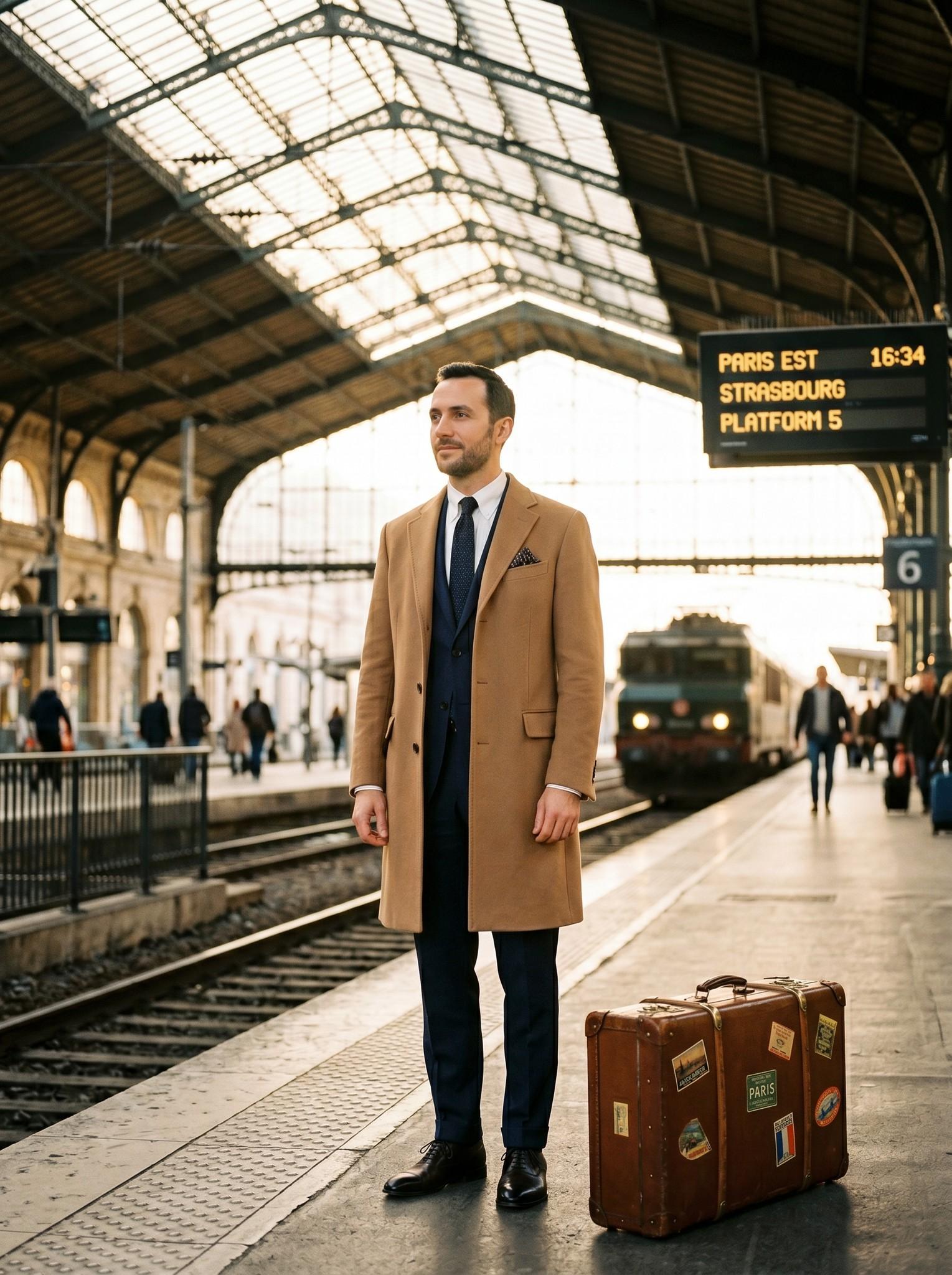 Quiet Luxury · indulás egy klasszikus pályaudvarról