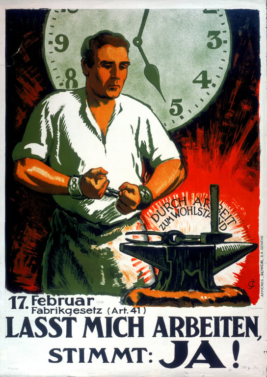 Lasst mich arbeiten — Jules-Ami Courvoisier, 1924
