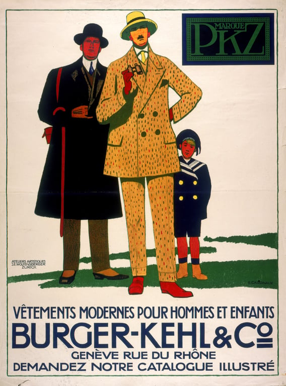 Marque PKZ — Emil Cardinaux, 1912
