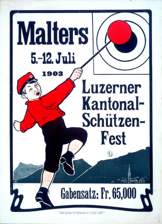 Luzerner Kantonalschützenfest — Rudolf Lienert, 1903