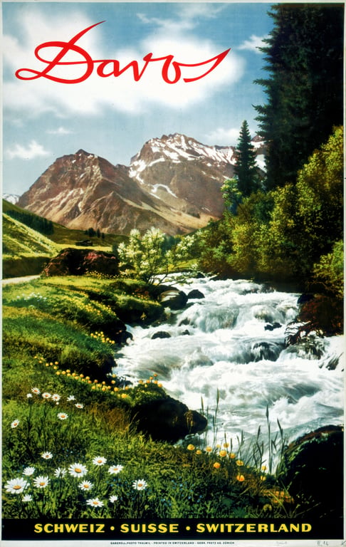 Davos — Jean Gaberell, 1950