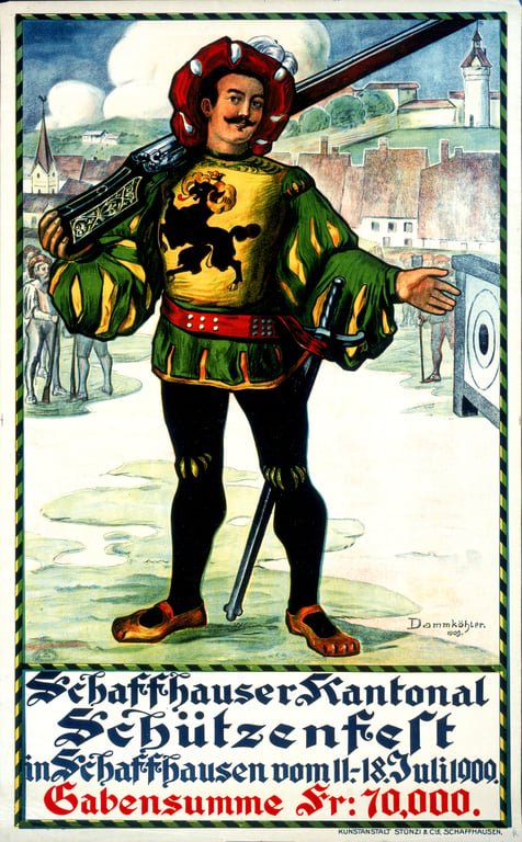 Schaffhauser Kantonalschützenfest — Philippe Dammköhler, 1909