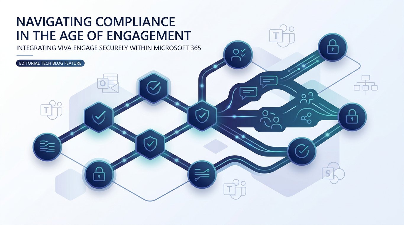 Regüle Kuruluşlar İçin Viva Engage'de Uyumluluk ve Yönetim Kontrol Noktaları