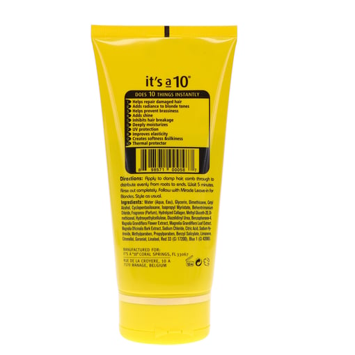 It's a 10 Miracle Blonde 5 Min Repair 5 oz 3 Pack