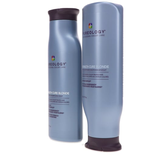 Pureology Strength Cure Best Blonde Shampoo 9 oz and Strength Cure Best Blonde Conditioner 9 oz Combo Pack