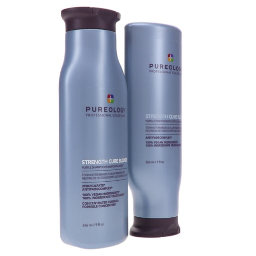 Pureology Strength Cure Best Blonde Shampoo 9 oz and Strength Cure Best Blonde Conditioner 9 oz Combo Pack