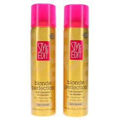 Style Edit Light Blonde Root Concealer Touch Up Spray 4 oz 2 Pack